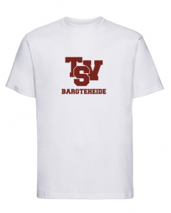 T-Shirt Classic - TSV Bargteheide Logo - weiß